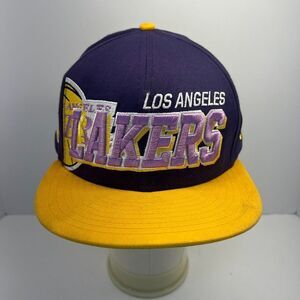 New Era‎ Hardwood Classic Los Angeles Lakers Snap Back Hat Pre-Owned Purple